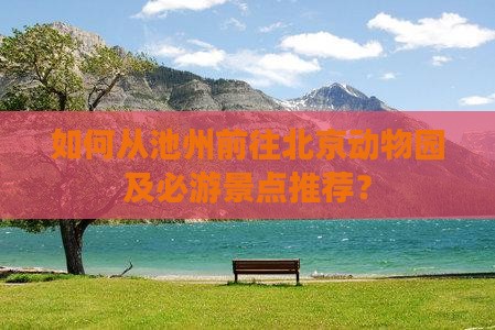 如何从池州前往北京动物园及必游景点推荐？
