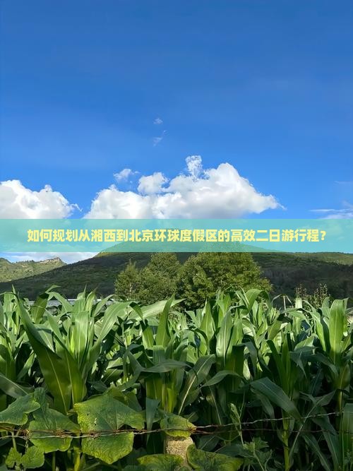 如何规划从湘西到北京环球度假区的高效二日游行程？