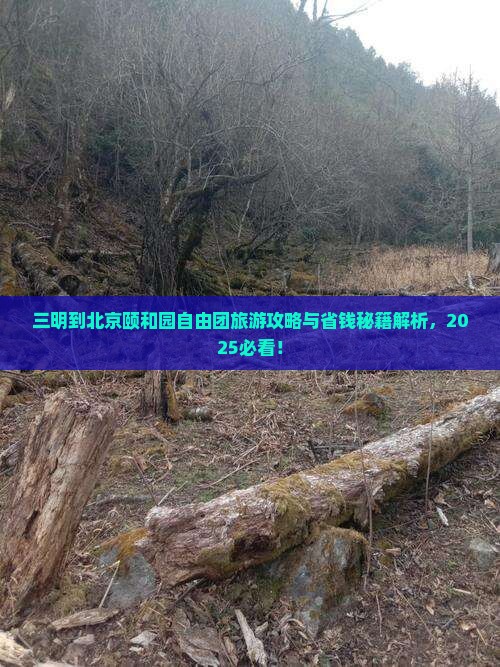 三明到北京颐和园自由团