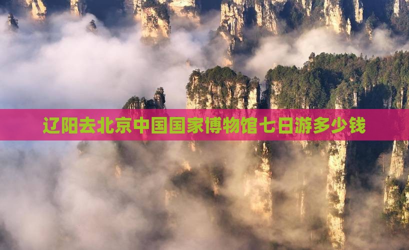 辽阳去北京中国国家博物馆七日游