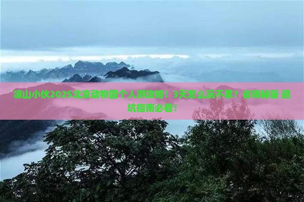 凉山去北京动物园个人游