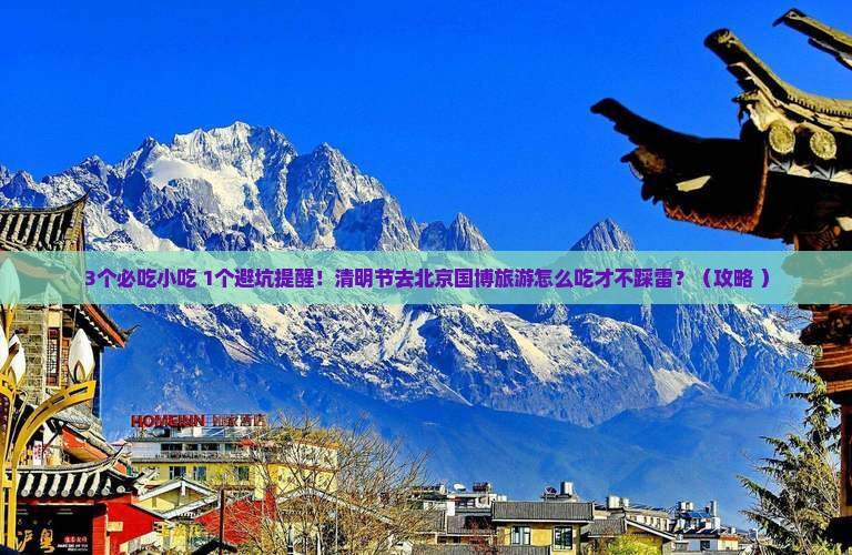 清明节去北京中国国家博物馆旅游小吃
