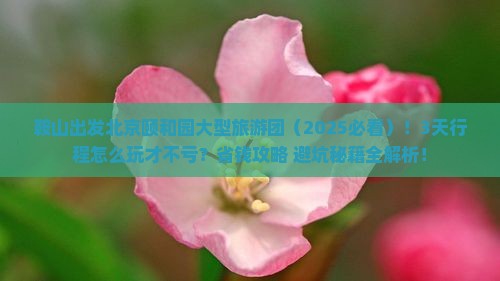 鞍山到北京颐和园大型旅游团