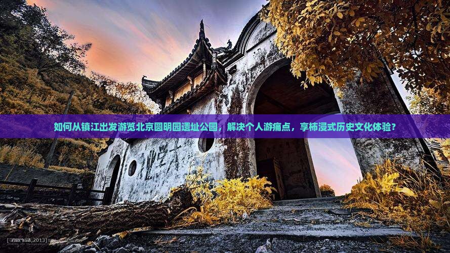 如何从镇江出发游览北京圆明园遗址公园，解决个人游痛点，享柿浸式历史文化体验？