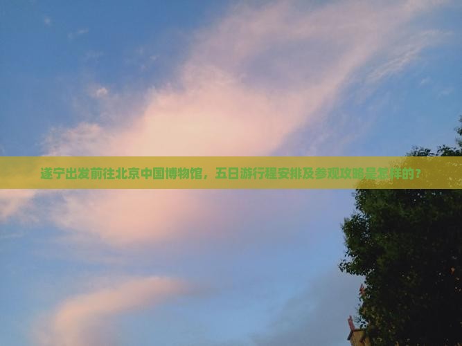 遂宁出发前往北京中国博物馆，五日游行程安排及参观攻略是怎样的？