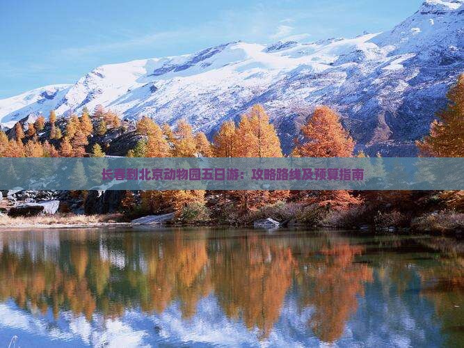 长春到北京动物园五日游：攻略路线及预算指南