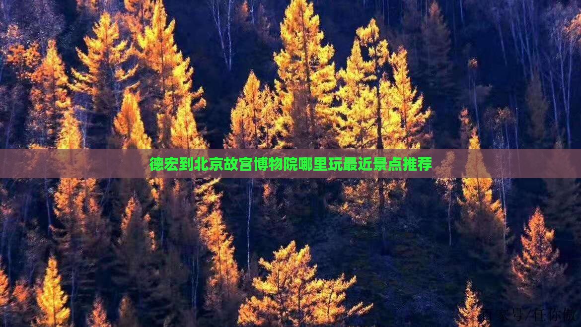 德宏到北京故宫博物院哪里玩最近景点推荐