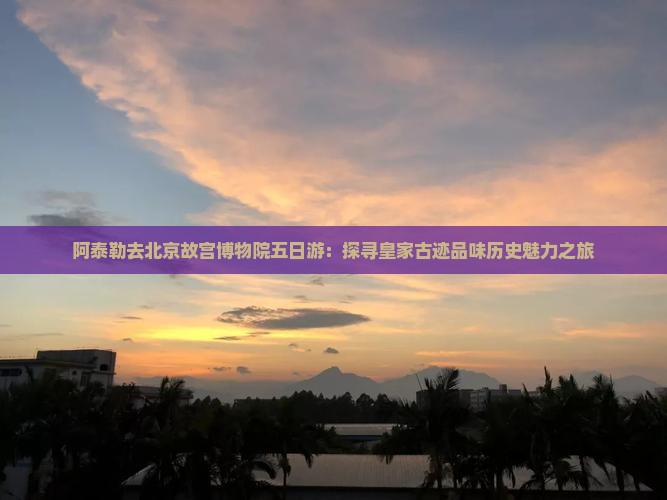阿泰勒去北京故宫博物院五日游：探寻皇家古迹品味历史魅力之旅