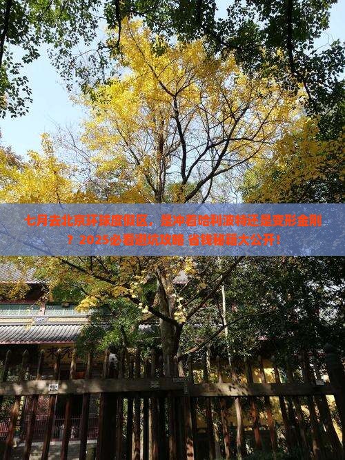 七月到北京环球度假区旅游