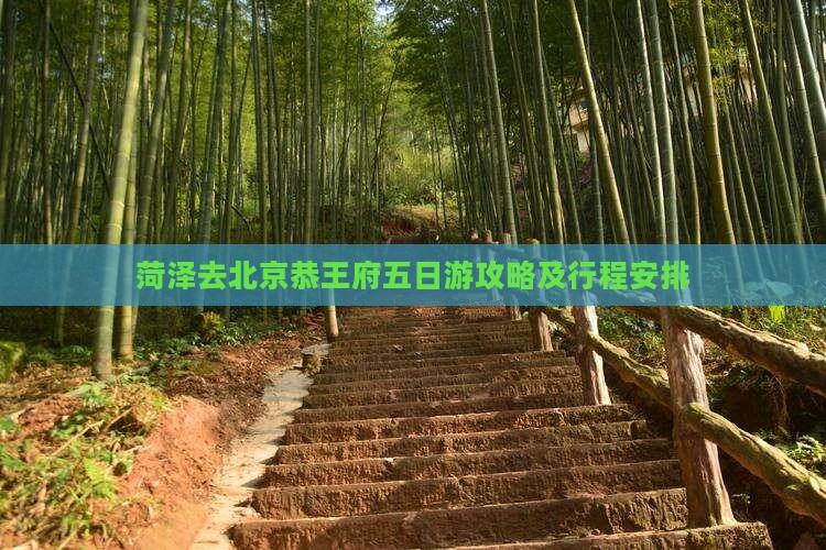 菏泽去北京恭王府五日游
