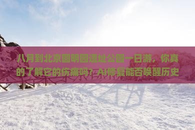 八月到北京圆明园遗址公园一日游