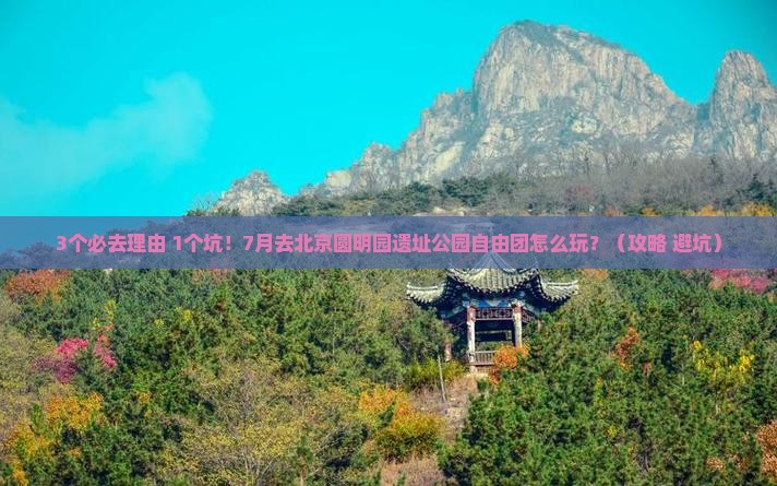 七月去北京圆明园遗址公园自由团