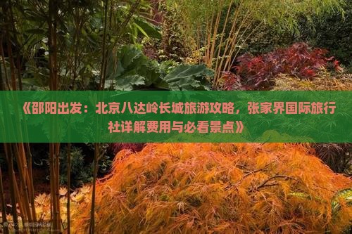 《邵阳出发：北京八达岭长城旅游攻略，张家界国际旅行社详解费用与必看景点》