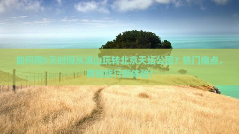 如何用5天时间从凉山玩转北京天坛公园？热门痛点，解锁旅行新体验！