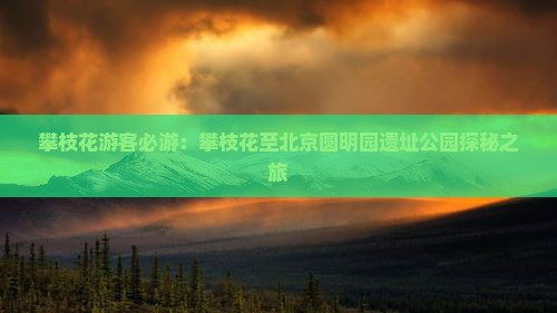 攀枝花游客必游：攀枝花至北京圆明园遗址公园探秘之旅
