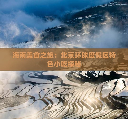 海南美食之旅：北京环球度假区特色小吃探秘