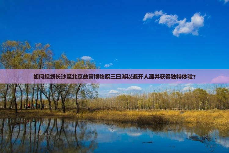 如何规划长沙至北京故宫博物院三日游以避开人潮并获得独特体验？