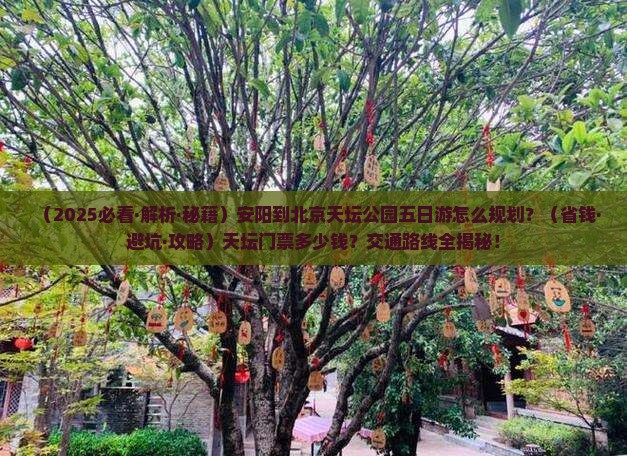安阳去北京天坛公园五日游