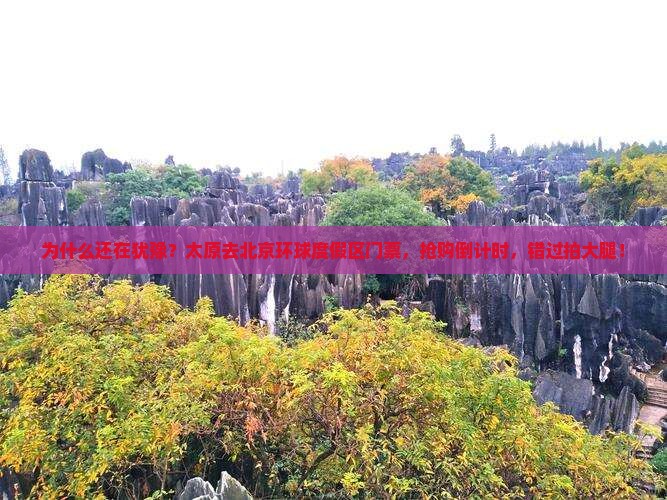 太原去北京环球度假区门票