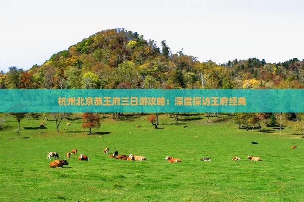 杭州去北京恭王府三日游