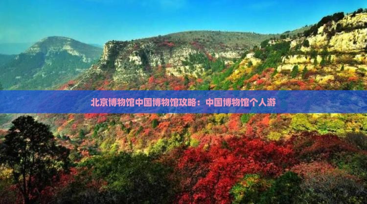 百色到北京中国国家博物馆个人游 百色到北京中国国家博物馆个人游