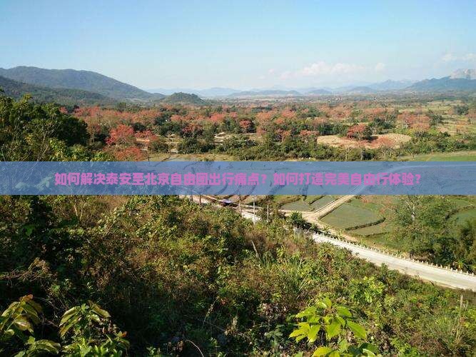 如何解决泰安至北京自由团出行痛点？如何打造完美自由行体验？