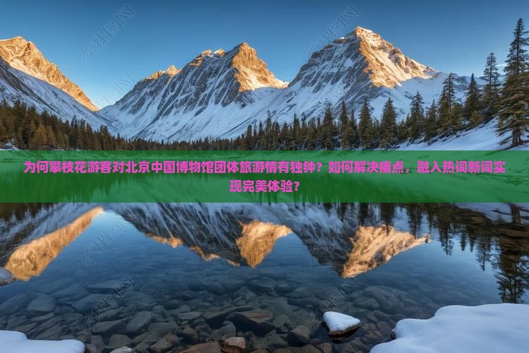 为何攀枝花游客对北京中国博物馆团体旅游情有独钟？如何解决痛点，融入热词新词实现完美体验？