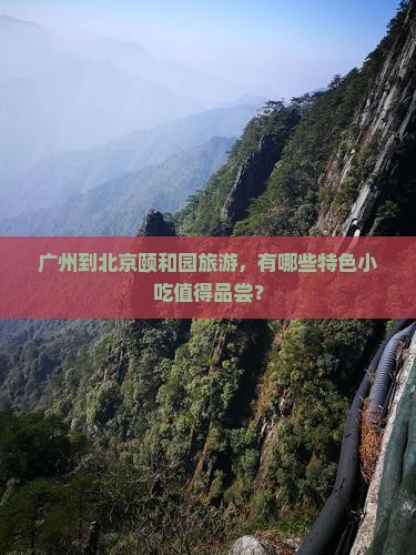 广州到北京颐和园旅游，有哪些特色小吃值得品尝？