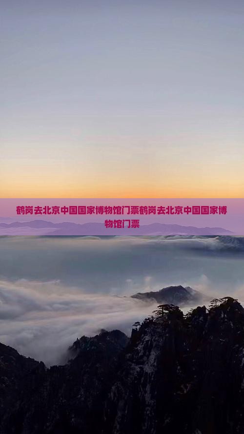鹤岗去北京中国国家博物馆门票