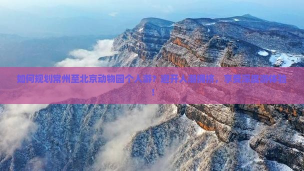 如何规划常州至北京动物园个人游？避开人潮拥挤，享受深度游体验！
