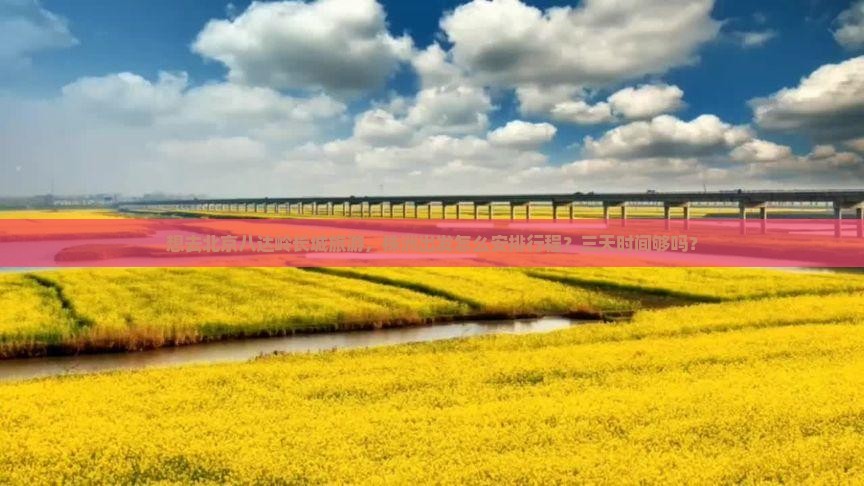 想去北京八达岭长城旅游，株洲出发怎么安排行程？三天时间够吗？