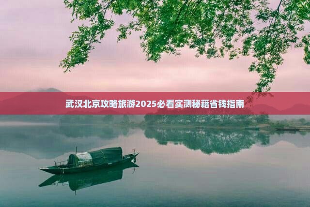 武汉去北京自由团