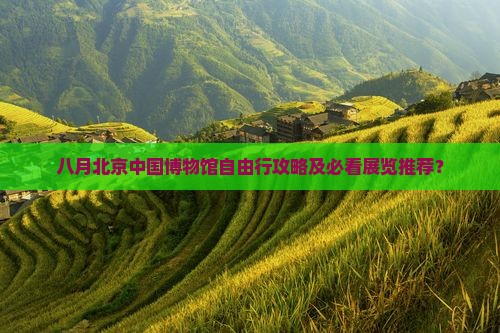 八月北京中国博物馆自由行攻略及必看展览推荐？