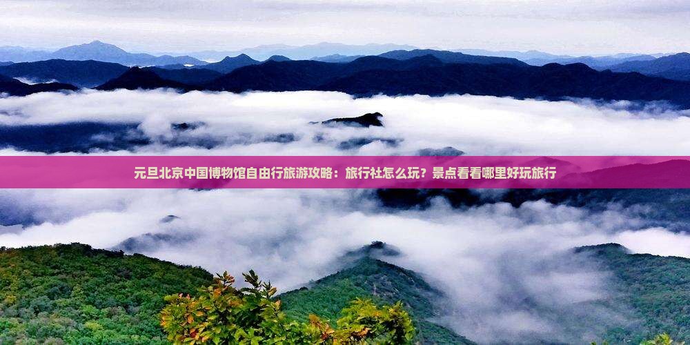 元旦北京中国博物馆自由行旅游攻略：旅行社怎么玩？景点看看哪里好玩旅行
