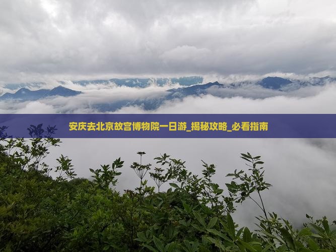 安庆去北京故宫博物院一日游
