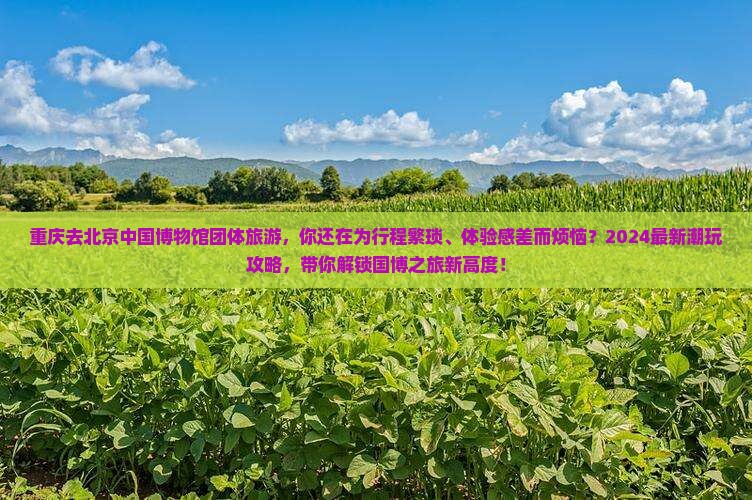 重庆去北京中国国家博物馆团体旅游