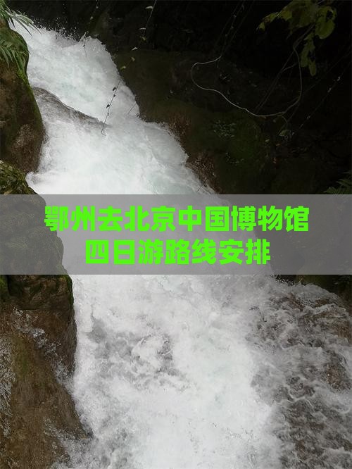 鄂州去北京中国国家博物馆四日游
