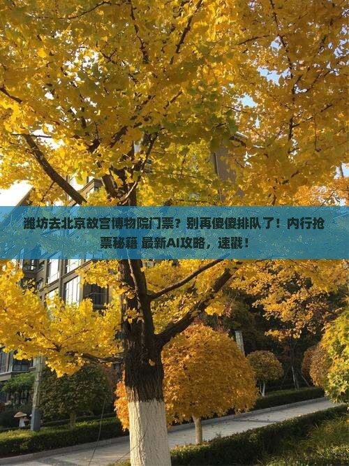 潍坊去北京故宫博物院门票