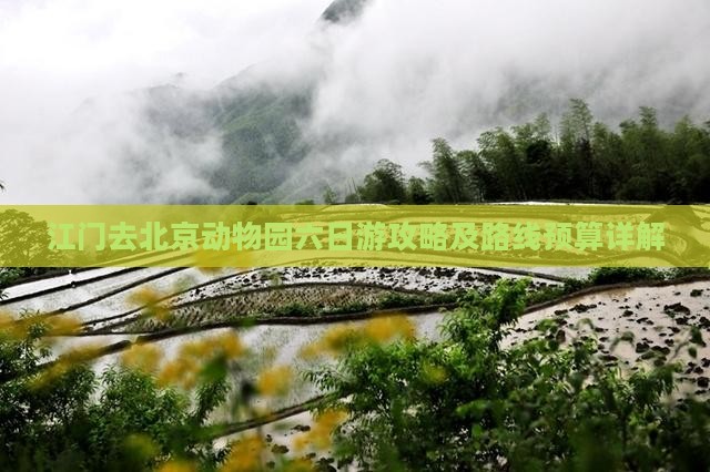 江门去北京动物园六日游攻略及路线预算详解