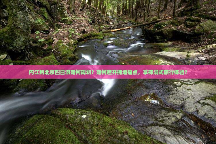 内江到北京四日游如何规划？如何避开拥堵痛点，享柿浸式旅行体验？