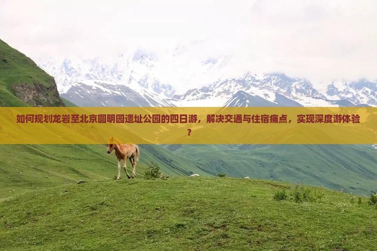如何规划龙岩至北京圆明园遗址公园的四日游，解决交通与住宿痛点，实现深度游体验？