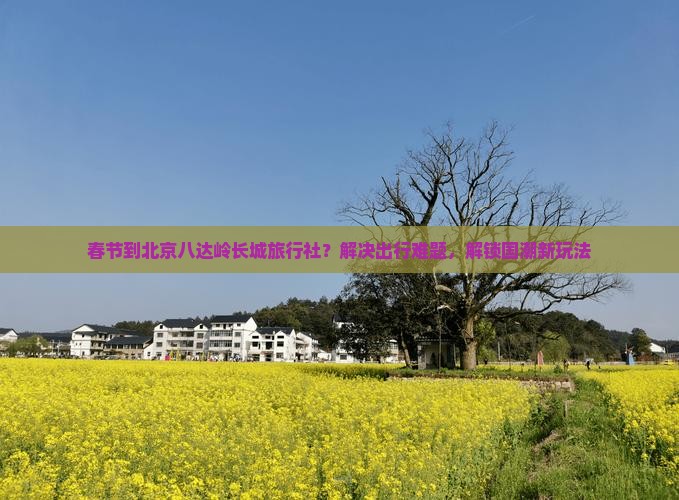春节到北京八达岭长城旅行社？解决出行难题，解锁国潮新玩法