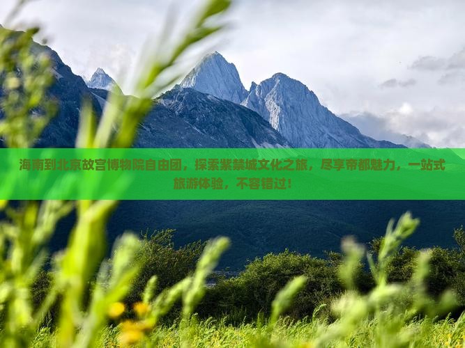 海南到北京故宫博物院自由团