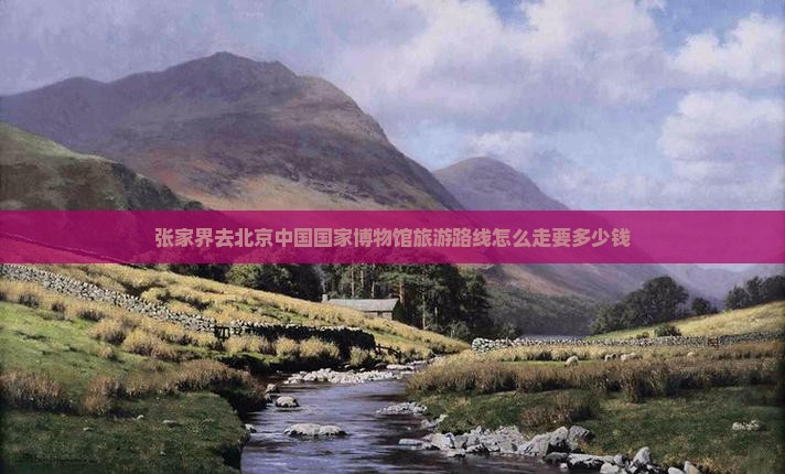 张家界去北京中国国家博物馆旅游