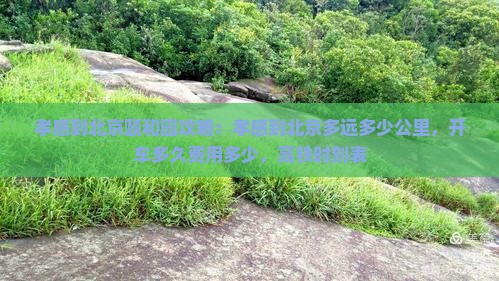 孝感到北京颐和园攻略