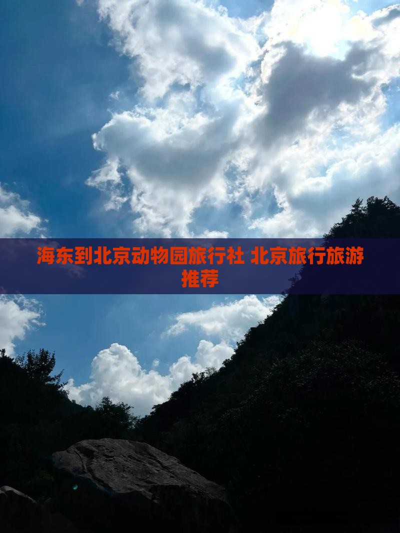 海东到北京动物园旅行社