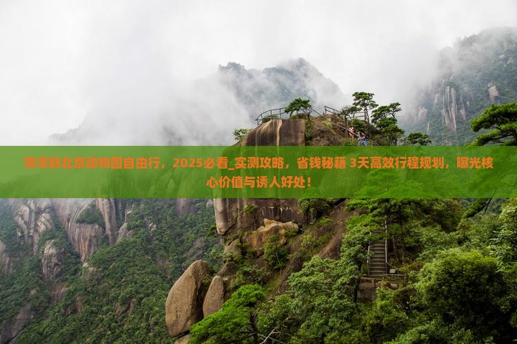 菏泽到北京动物园自由行