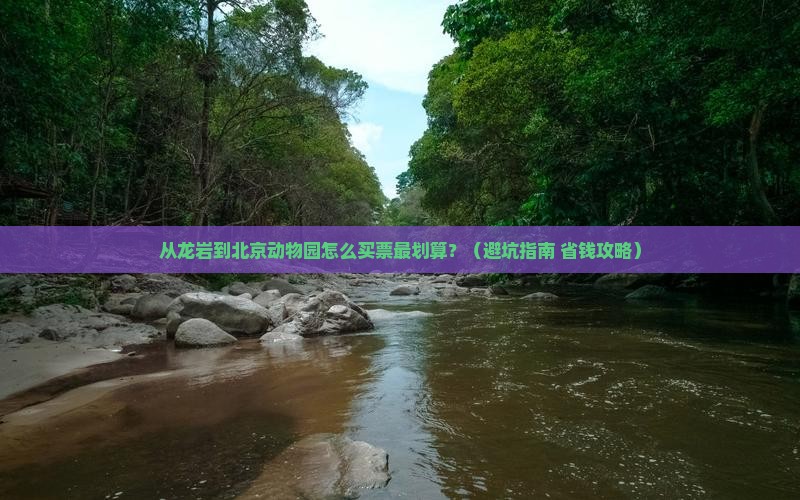 龙岩到北京动物园门票