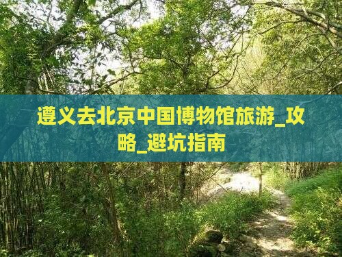 遵义去北京中国国家博物馆旅游