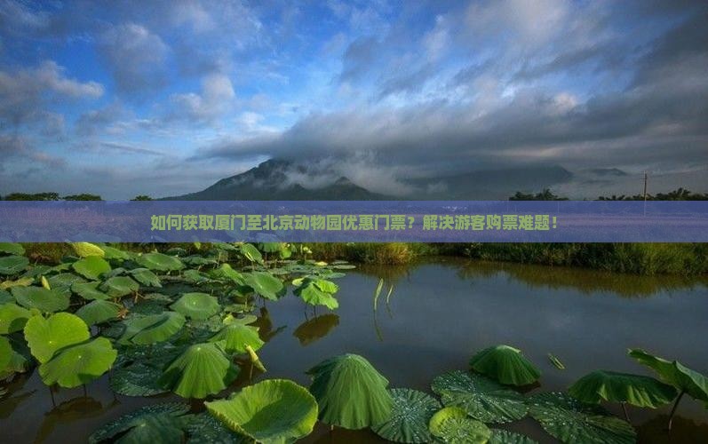 如何获取厦门至北京动物园优惠门票？解决游客购票难题！